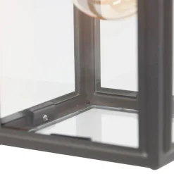 QAZQA Smart buiten wandlamp grijs incl. Wifi G95- Sutton down