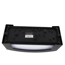 QAZQA Smart buiten wandlamp zwart IP44 incl. Wifi A60 - Hurricane