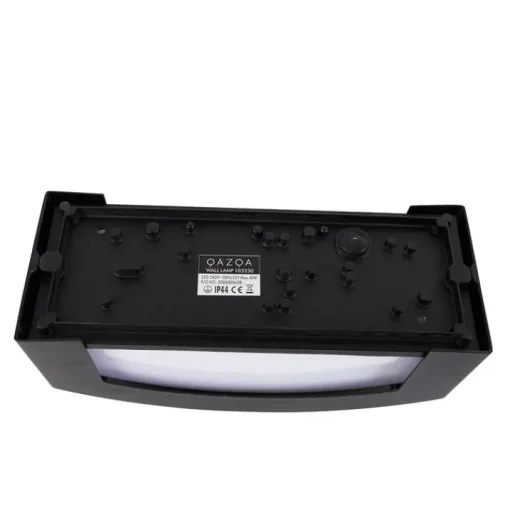 QAZQA Smart buiten wandlamp zwart IP44 incl. Wifi A60 - Hurricane