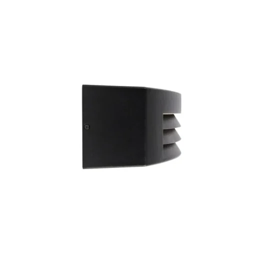QAZQA Smart buiten wandlamp zwart IP44 incl. Wifi A60 - Hurricane