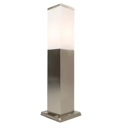 QAZQA Smart buitenlamp 45 cm staal incl. Wifi P45 - Malios