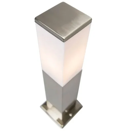 QAZQA Smart buitenlamp 45 cm staal incl. Wifi P45 - Malios