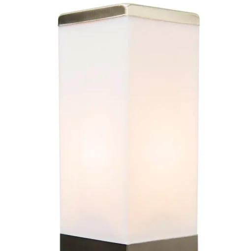 QAZQA Smart buitenlamp 45 cm staal incl. Wifi P45 - Malios