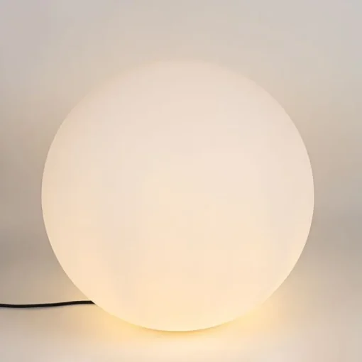 QAZQA Smart buitenlamp wit 56 cm incl. Wifi A60 IP65 - Nura