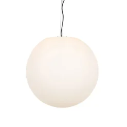 QAZQA Smart buitenlamp wit 56 cm incl. Wifi A60 IP65 - Nura