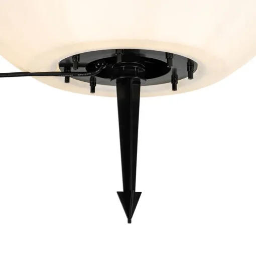 QAZQA Smart buitenlamp wit 56 cm incl. Wifi A60 IP65 - Nura