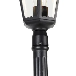 QAZQA Smart buitenlantaarn zwart 200 cm IP44 incl. Wifi ST64 - Havana