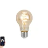 LUUMR Smart E27 dimbare LED lamp A60 amber 4.9W 320 lm 2500K