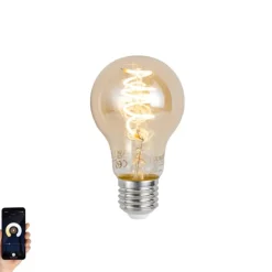 LUUMR Smart E27 dimbare LED lamp A60 amber 4.9W 320 lm 2500K