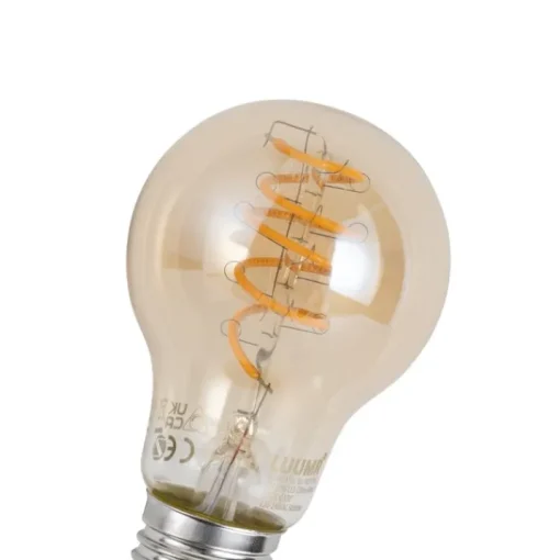 LUUMR Smart E27 dimbare LED lamp A60 amber 4.9W 320 lm 2500K
