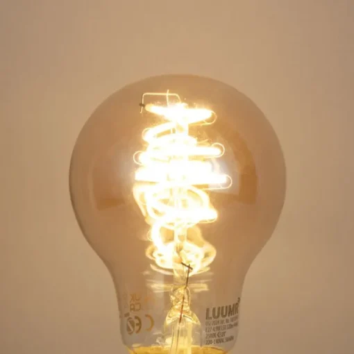 LUUMR Smart E27 dimbare LED lamp A60 amber 4.9W 320 lm 2500K