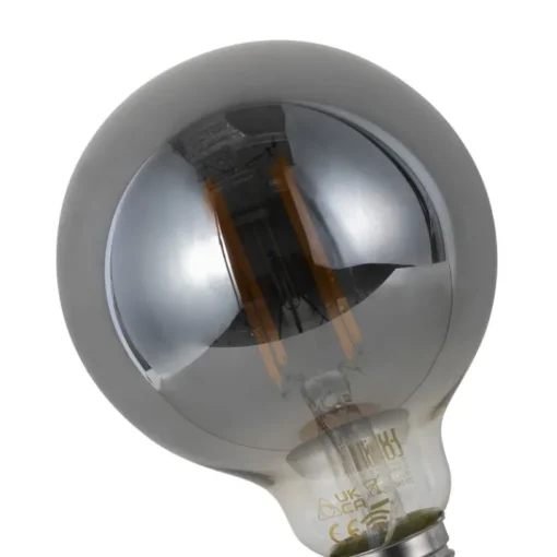 LUUMR Smart E27 dimbare LED lamp G95 smoke 4.9W 150 lm 1800K