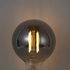 LUUMR Smart E27 dimbare LED lamp G95 smoke 4.9W 150 lm 1800K