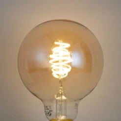 LUUMR Smart E27 dimbare LED lamp G95 amber 4.9W 320 lm 2500K