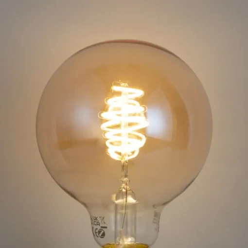 LUUMR Smart E27 dimbare LED lamp G95 amber 4.9W 320 lm 2500K