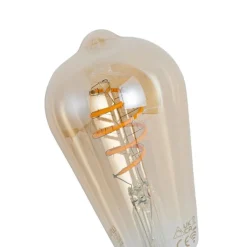LUUMR Smart E27 dimbare LED lamp ST64 amber 4.9W 320 lm 2500K