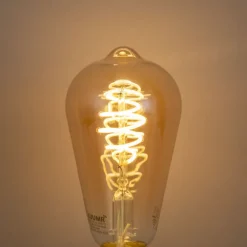 LUUMR Smart E27 dimbare LED lamp ST64 amber 4.9W 320 lm 2500K