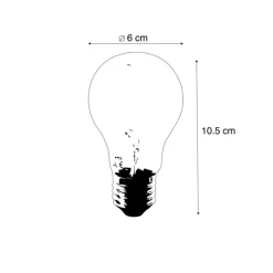 LUEDD Smart E27 LED lamp A60 4,9W 380 lm 1800-3000K