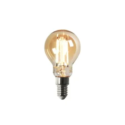 LUEDD Smart E14 LED lamp P45 goud 4,9W 470 lm 1800-4000K