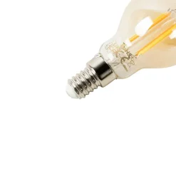 LUEDD Smart E14 LED lamp P45 goud 4,9W 470 lm 1800-4000K
