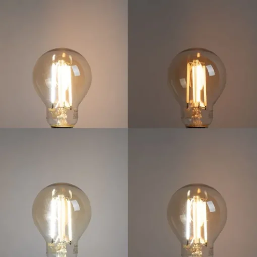 LUEDD Smart E14 LED lamp P45 goud 4,9W 470 lm 1800-4000K