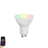 LUUMR Smart GU10 50mm dimbare LED lamp opaal 4.7W 400 lm 2700-6500K