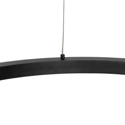 QAZQA Smart hanglamp zwart 60 cm incl. LED en RGBW  - Girello