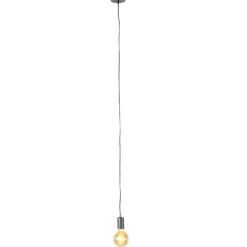 QAZQA Smart hanglamp zwart incl. Wifi G95 - Facil
