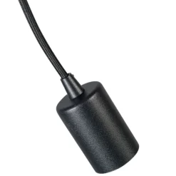 QAZQA Smart hanglamp zwart incl. Wifi G95 - Facil