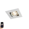 QAZQA Smart inbouwspot wit incl. WiFi GU10 kantelbaar - Artemis