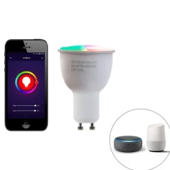 QAZQA Smart inbouwspot wit incl. WiFi GU10 kantelbaar - Artemis