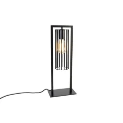 QAZQA Smart moderne tafellamp zwart incl. Wifi ST64 - Balenco Wazo
