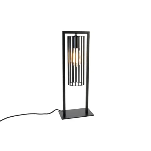 QAZQA Smart moderne tafellamp zwart incl. Wifi ST64 - Balenco Wazo
