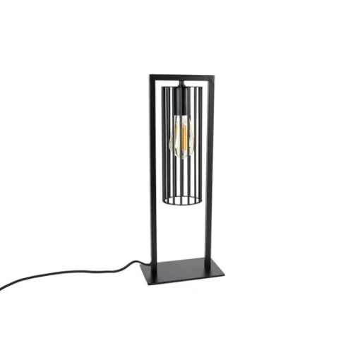 QAZQA Smart moderne tafellamp zwart incl. Wifi ST64 - Balenco Wazo