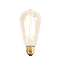 QAZQA Smart moderne tafellamp zwart incl. Wifi ST64 - Balenco Wazo