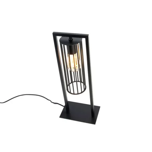 QAZQA Smart moderne tafellamp zwart incl. Wifi ST64 - Balenco Wazo