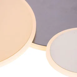 Paul Neuhaus Q Smart plafondlamp messing, staal en grijs incl. LED - Stan