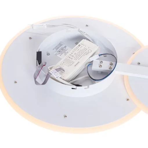 Paul Neuhaus Q Smart plafondlamp messing, staal en grijs incl. LED - Stan