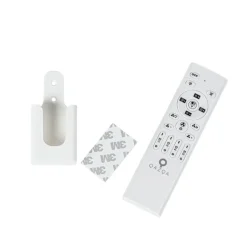 QAZQA Smart plafondventilator zwart 54cm incl. LED dimbaar met afstandsbediening - Dave