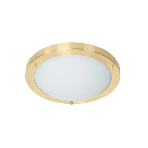 QAZQA Smart plafonnière goud 31 cm IP44 incl. Wifi A60 - Yuma