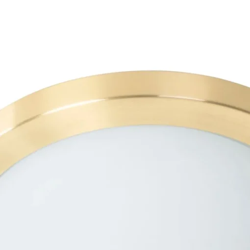 QAZQA Smart plafonnière goud 31 cm IP44 incl. Wifi A60 - Yuma