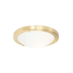 QAZQA Smart plafonnière goud 31 cm IP44 incl. Wifi A60 - Yuma