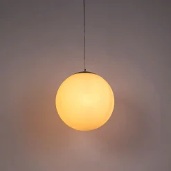 QAZQA Smart Scandinavische hanglamp opaal glas 50cm incl. Wifi A60 - Ball 50