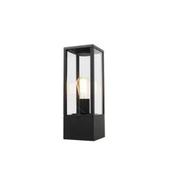 QAZQA Smart staande buitenlamp zwart 40 cm incl. Wifi ST64 - Charlois