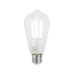 QAZQA Smart tafellamp zwart met smoke glas 2-lichts incl. 2 Wifi ST64 - Laura