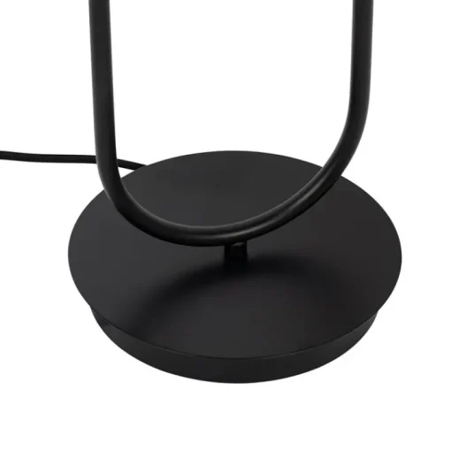 QAZQA Smart tafellamp zwart met smoke glas 2-lichts incl. 2 Wifi ST64 - Laura
