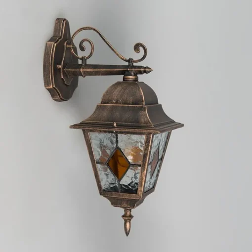QAZQA Smart vintage buiten wandlantaarn brons incl. Wifi A60 - Antigua