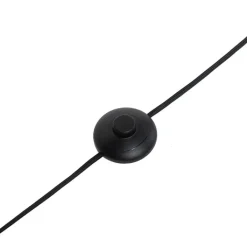 QAZQA Smart vloerlamp zwart 3-lichts incl. 3 Wifi GU10 50mm - Jeana