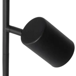 QAZQA Smart vloerlamp zwart 3-lichts incl. 3 Wifi GU10 50mm - Jeana