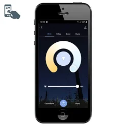 QAZQA Smart wandlamp messing incl. 2 Wifi GU10 - Jeana
